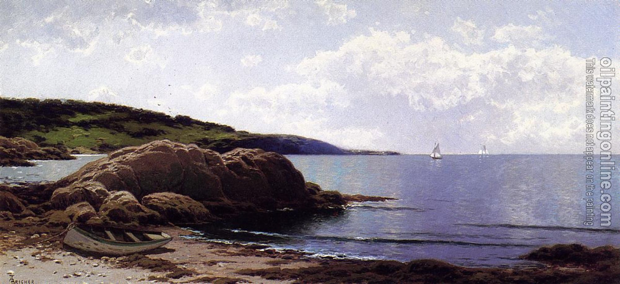 Alfred Thompson Bricher - Baily's Island Maine